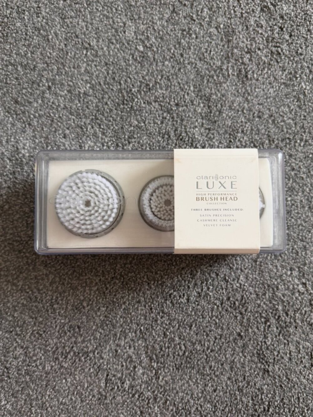 Clarisonic LUXE High Performance Brush Head Collection 3 Pack NWT